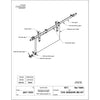 National Hardware Designer 72 in. L Brushed Gold Steel Barn Door Hanger Kit 1 pc