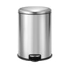 EKO Serene 1.3 gal Silver Stainless Steel Step Pedal Wastebasket (Pack of 2)