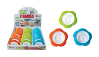 Max Force 5 in. W x 5 in. L Assorted Colors Silicone Sink Strainer (Pack of 24)