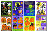 Impact Innovations Cling Assortment Halloween Decoration 17 in. H x 12 in. W 48 pc. (Pack of 48)