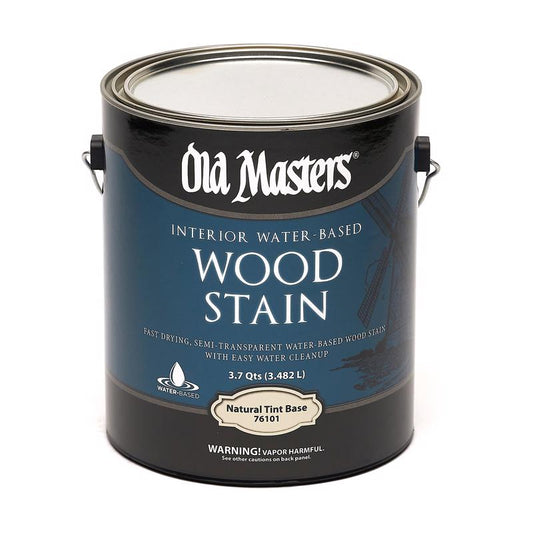 Old Masters Semi-Transparent Natural Tint Base Water-Based Latex Wood Stain 1 gal (Pack of 2)