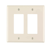Leviton Decora Light Almond 2 gang Nylon Duplex Wall Plate 1 pk - Deal of The Week