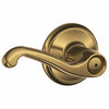 Schlage Flair Antique Brass Privacy Lockset 1-3/4 in.