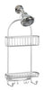 iDesign York Lyra 22 in. H X 4 in. W X 10 in. L Silver Shower Caddy