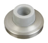 National Hardware Solid Brass Satin Nickel Silver Wall Door Stop Mounts to wall 2.34 in.