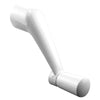 Prime-Line Painted White Zinc Swivel Operator Crank Handle For Universal - Open Box