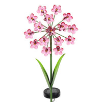 Exhart Pink Acrylic/Metal 31 in. H Flower Garden Yard Stake (Pack of 6)