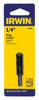 Irwin 1/4 in. X 2 in. L High Carbon Steel Wood Boring Bit Round Shank 1 pc