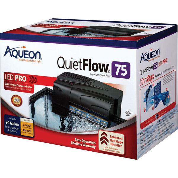 Filtro de potencia Aqueon Quietflow 75 Led Pro