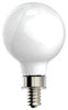 GE Refresh G16.5 E12 (Candelabra) LED Bulb Daylight 40 Watt Equivalence 2 pk