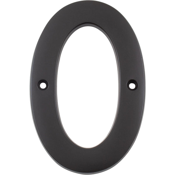 Heavy-Duty House Numbers, #0, 4 Inches, Oil-Rubbed Bronze by Stone Harbor Hardware