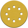 Norton Hook & Sand 5 in. Aluminum Oxide Hook and Loop A290 Sandpaper Vacuum Disc 80 Grit Coarse 25 p