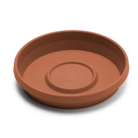 Bloem Terra 1.5 in. H X 7.5 in. W X 6.5 in. D Resin Traditional Plant Saucer Terra Cotta