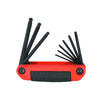 Eklind 5/64 to 1/4 in. SAE Ergo Fold 9 in 1 Ball End Hex Key Set 1 pc