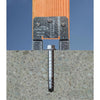 Simpson Strong-Tie ZMAX 3.13 in. H x 5.5 in. W 14 Ga. Galvanized Steel Post Base (Pack of 10) - Open Box