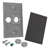 Sigma Electric Rectangle Die-Cast Metal 1 gang 4.61 in. H X 2.85 in. W Lampholder Cover