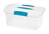 Sterilite 7.125 in. H X 9.75 in. W X 15.25 in. D Stackable Storage Box (Pack of 6)