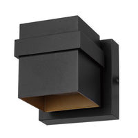 Globe Electric 1-Light Matte Black Petite Structure Wall Sconce - Deal of The Week