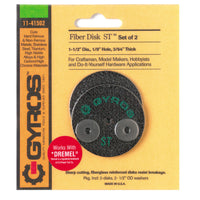 Gyros Tools Fiber Disk ST 1-1/2 in. D X 1/8 in. Fiberglass Super Tensile Strength Cutting Disc 2 pc