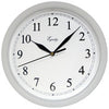 La Crosse Technology 10 in. L X 1 in. W Indoor Analog Wall Clock Plastic Silver