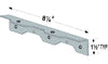 Simpson Strong-Tie Galvanized Steel 12 ga. Staircase Angle 1.5 W x 8.5 L in.