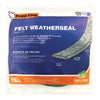 Frost King Gray Felt Weather Seal For Doors and Windows 17 ft. L X 0.19 in. - Deal of The Week