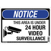 Hillman English White Security Sign 10 in. H X 14 in. W (Pack of 6)