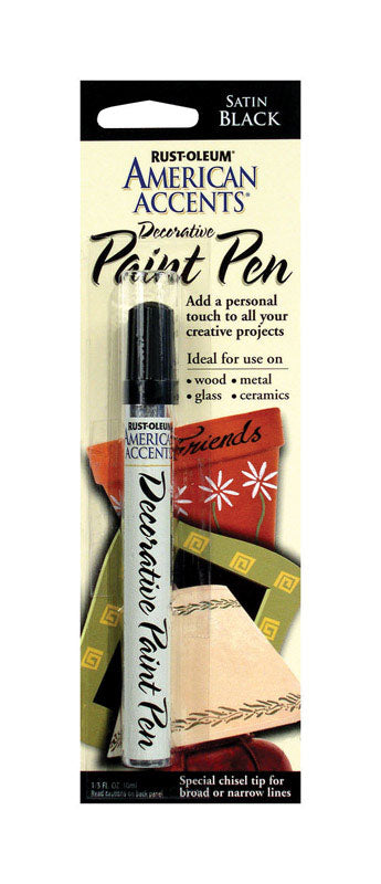 Rust-Oleum Black Paint Pen 0.3 oz. (Pack of 6)