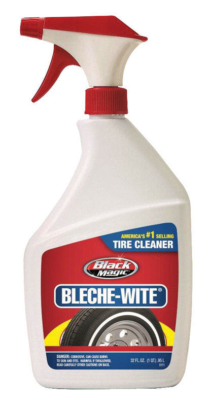 Black Magic Bleche Wite Liquid Tire Cleaner 32 oz. (Pack of 4)