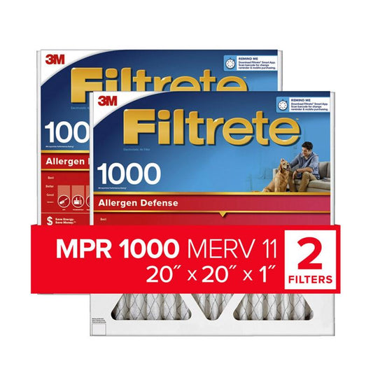 3M Filtrete 20 in. W x 20 in. H x 1 in. D 11 MERV Pleated Air Filter (Pack of 3)