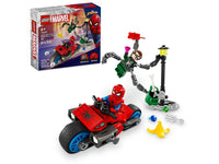 LEGO Super Heroes LEGO Super Heros Motorcycle Chase: Spider Man vs. Doc Ock Multicolor 77 pc