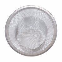 Whedon Drain protector 4-1/2 in. D Chrome Stainless Steel Mesh Strainer