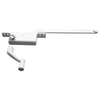 Prime-Line White Steel Left Single-Arm Casement Window Operator For Steel Framed Windows - Open Box
