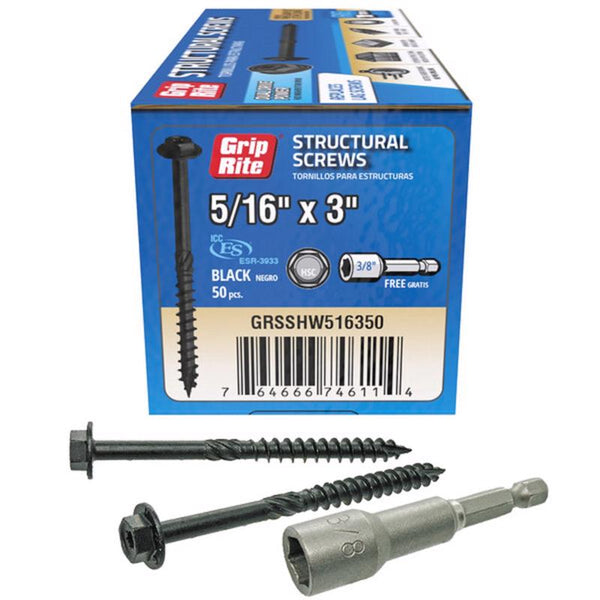 TORNILLO DE CONTROL DE FUERZA DE 3" DE L, PAQUETE DE 50