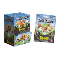 Minecraft SquishMe Toy Polyurethane Foam Multicolored 6 pc (Pack of 16)