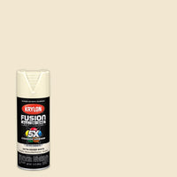 Krylon Fusion All-In-One Satin Dover White Paint + Primer Spray Paint 12 oz (Pack of 6)