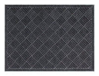 Multy Home Contours 48 in. L X 36 in. W Charcoal Polyester/Vinyl Floor Mat
