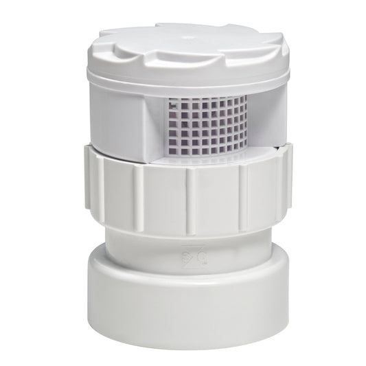 TurboVent 250 Series Schedule 40 1-1/2 in. Hub  x 2 in. Dia. Hub PVC Air Admittance Valve
