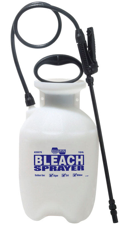 Chapin Adjustable Tip Industrial Poly Bleach Sprayer 1 gal. Capacity, 15 H x 7.3 W in.
