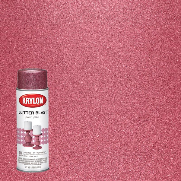 Krylon Fusion All-In-One Spray Paint, Gloss, Hot Pink, 12 oz.
