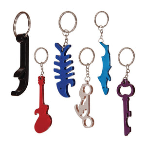 Hillman 1 in. D Aluminum Assorted Bottle Opener Key Chain (Pack of 36).