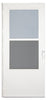 Larson 81 in. H X 36 in. W Vinyl/Wood White Mid-View Reversible Self-Storing Storm Door