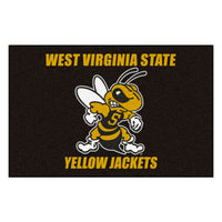 West Virginia State University Wordmark Rug - 19in. x 30in.