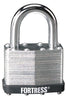 Master Lock Fortress 6.54 in. H X 2 in. W Laminated Steel 4-Pin Tumbler Padlock
