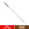 Diablo 1/2 in. X 18 in. L Installer Bit 3-Flat Shank 1 pk