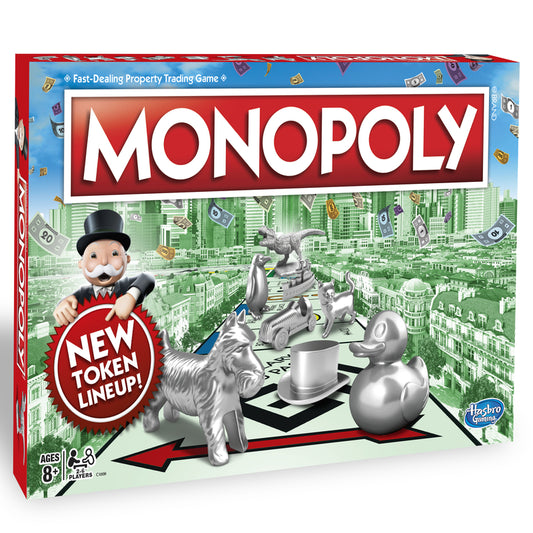 Hasbro Monopoly Classic Game for Recommended Age 8+ Years
