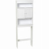 Zenna Home White Wood Bathroom Spacesaver