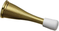 Stanley Hardware 756257 Bright Brass Heavy Duty Flexible Door Stop 2 Count