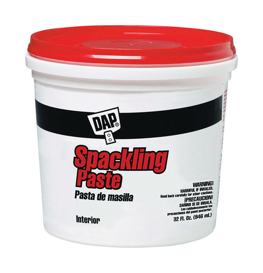 DAP Bondex Ready to Use White Spackling Paste 1 qt. (Pack of 6)