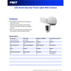 Feit Smart Home Motion-Sensing Hardwired LED White Smart-Enabled Security Floodlight